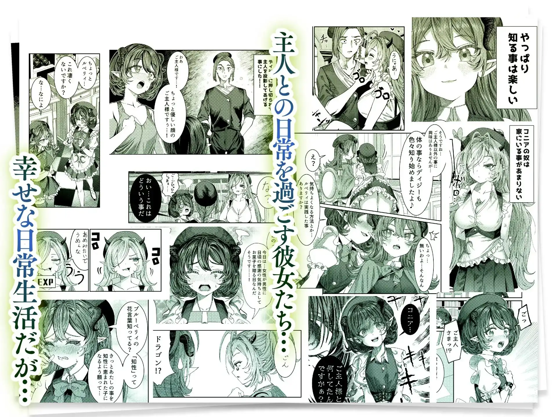 奴○を調教してハーレム作る～育てた奴○たちと純愛ハーレムHするまでの話～【漫画版】 [軒下の猫屋] サンプル画像2