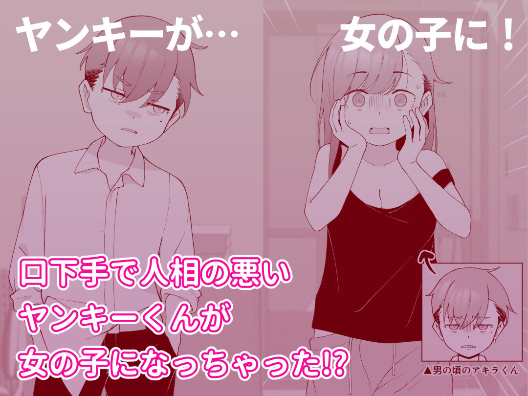 先生の彼女になる女の子になっちゃったヤンキー君 総集編完全版 [ツキギ] サンプル画像1